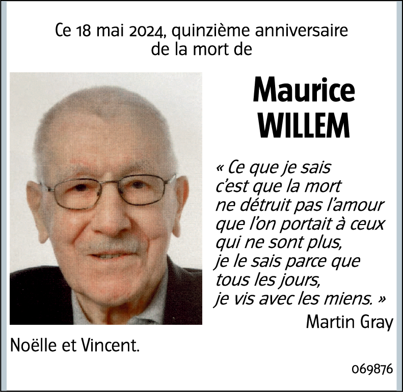 Maurice WILLEM.