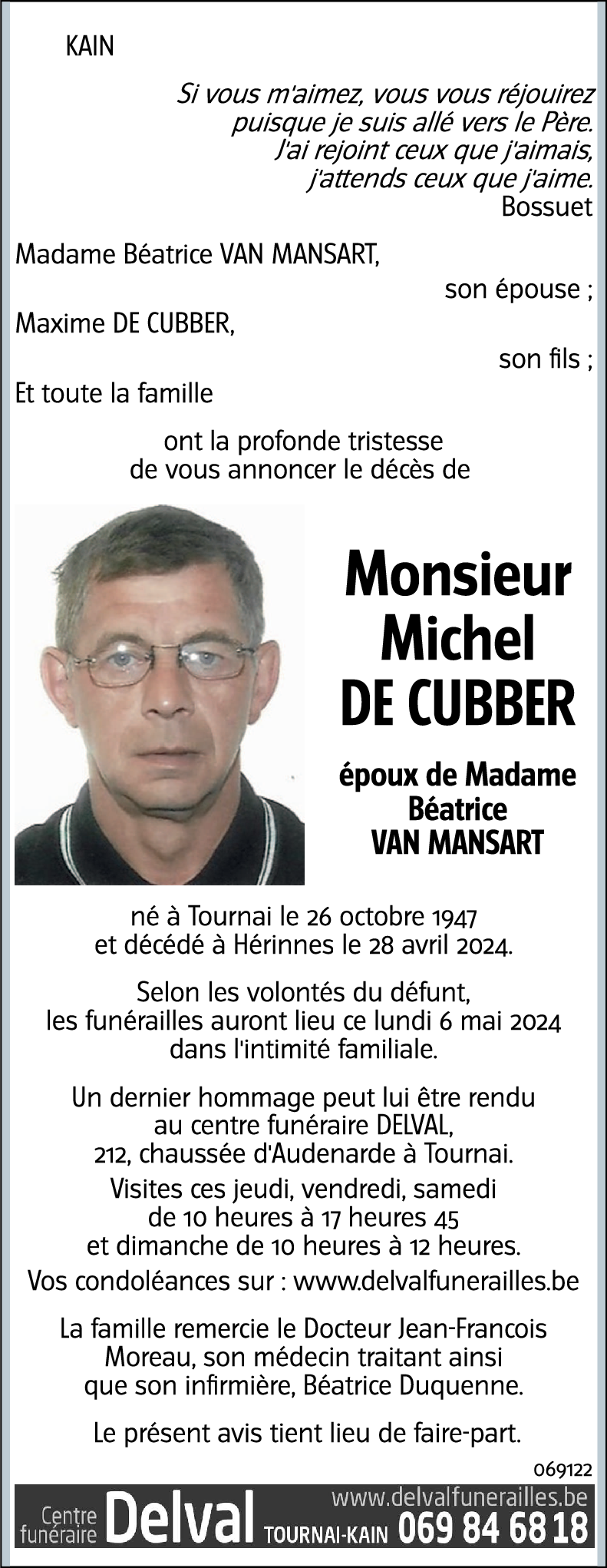 Michel DE CUBBER