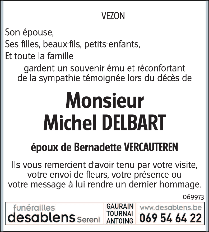 Michel DELBART