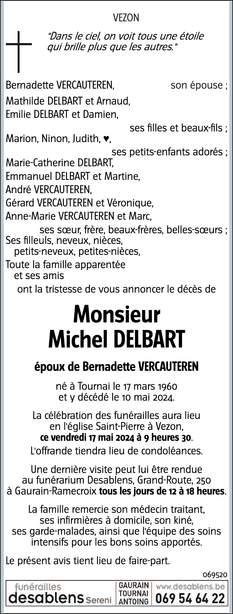 Michel DELBART