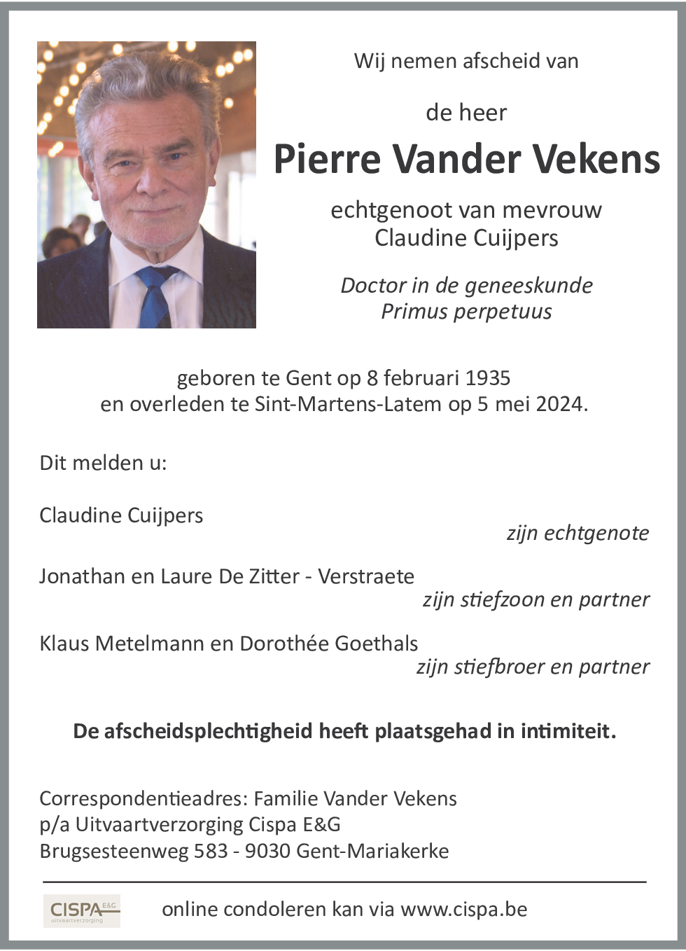 Pierre Vander Vekens