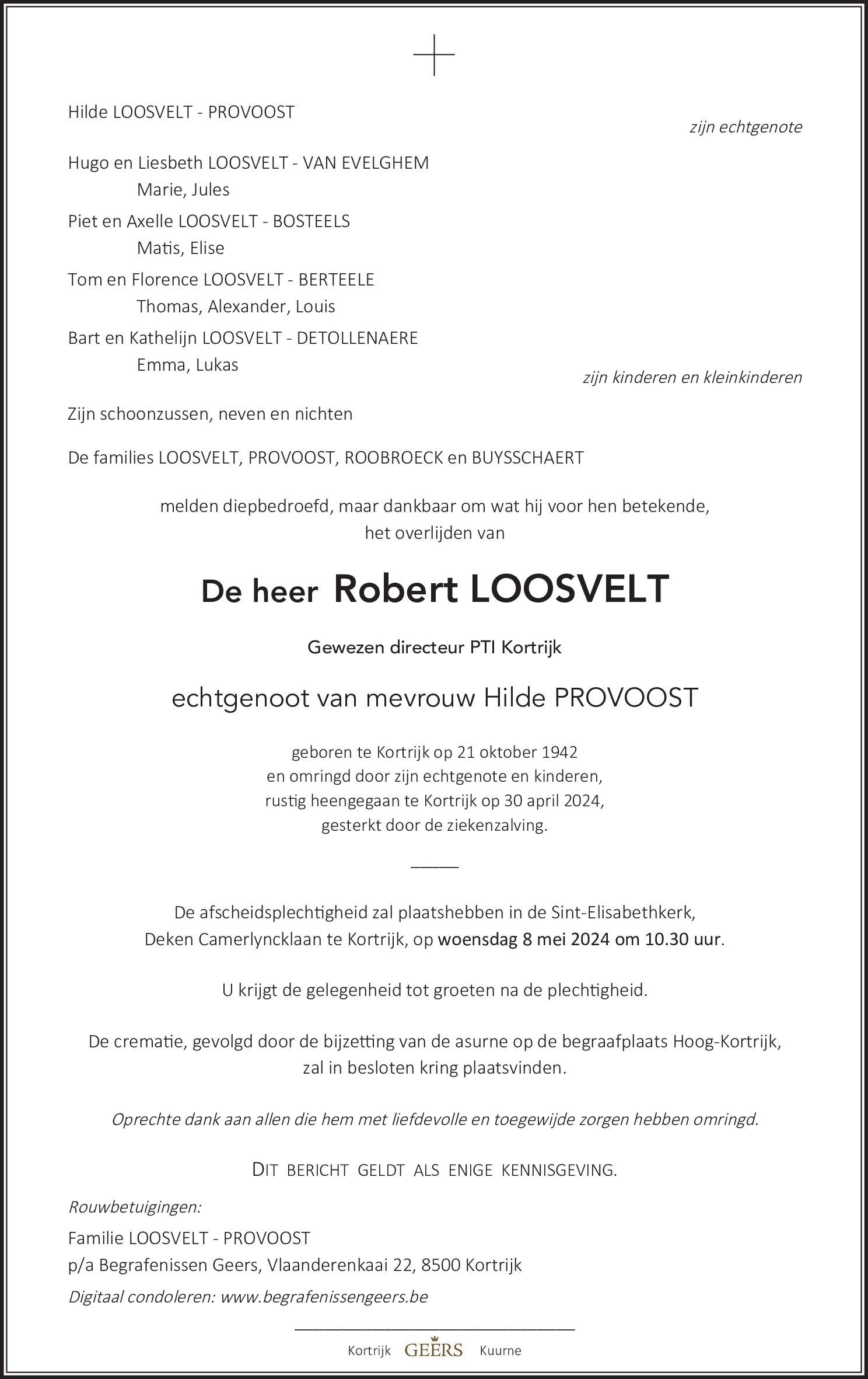 Robert LOOSVELT