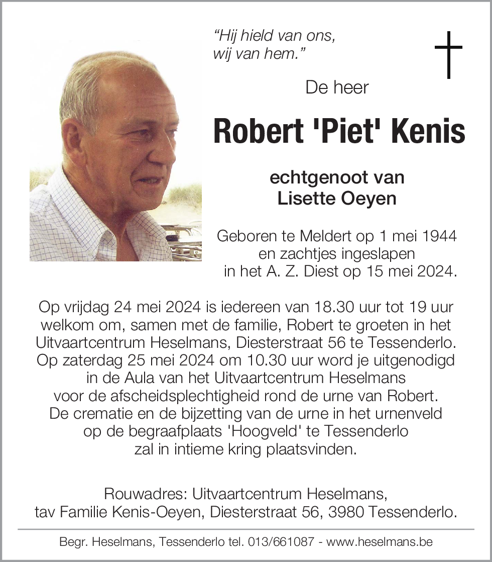 Robert 'Piet' Kenis