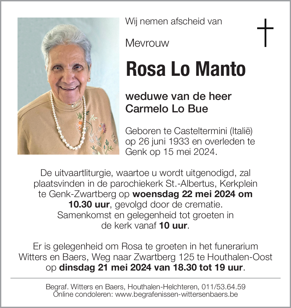 Rosa Lo Manto