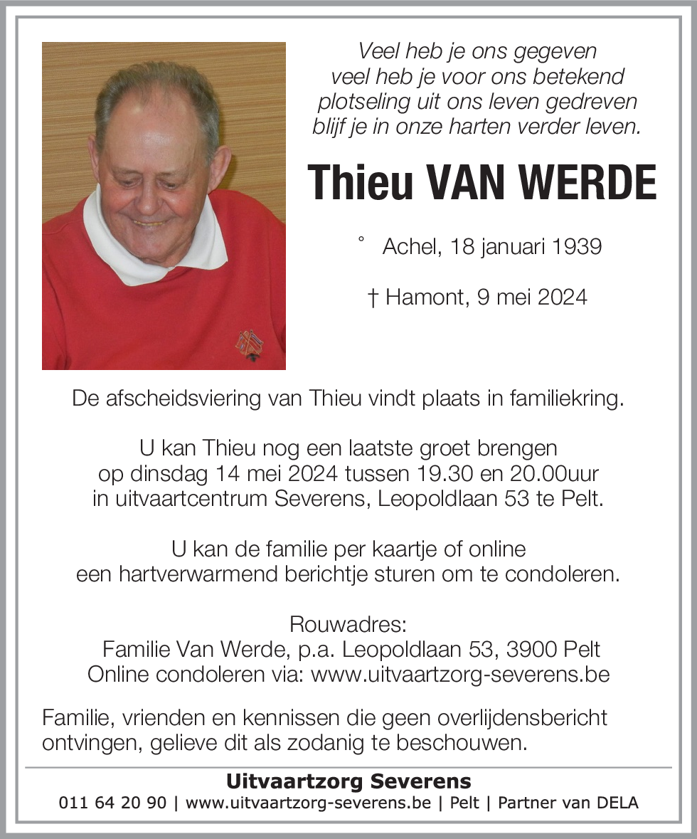 Thieu Van Werde