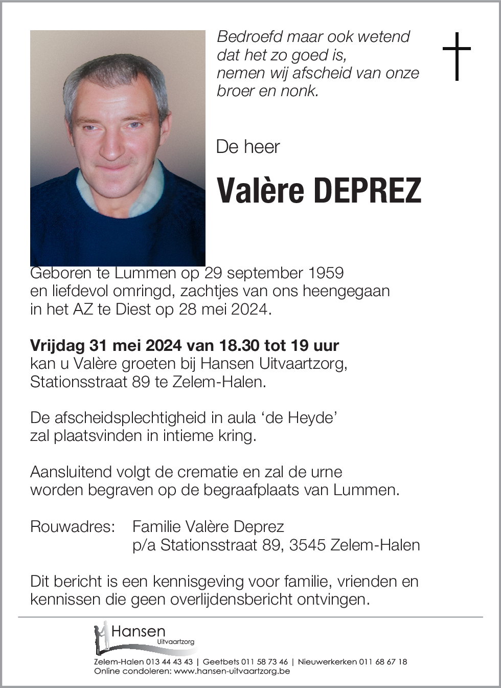 Valère DEPREZ