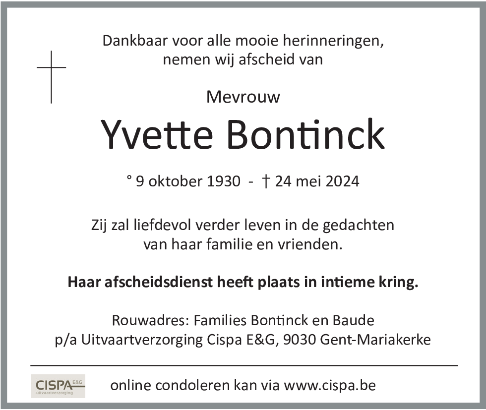 Yvette Bontinck