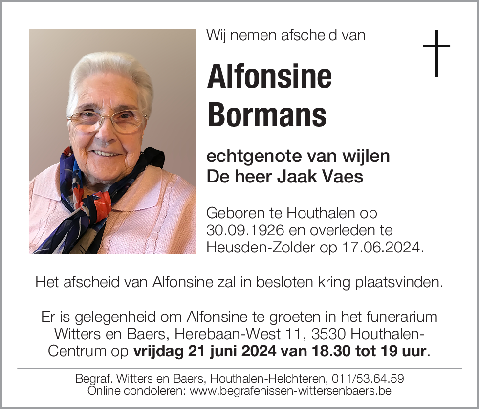 Alfonsine Bormans