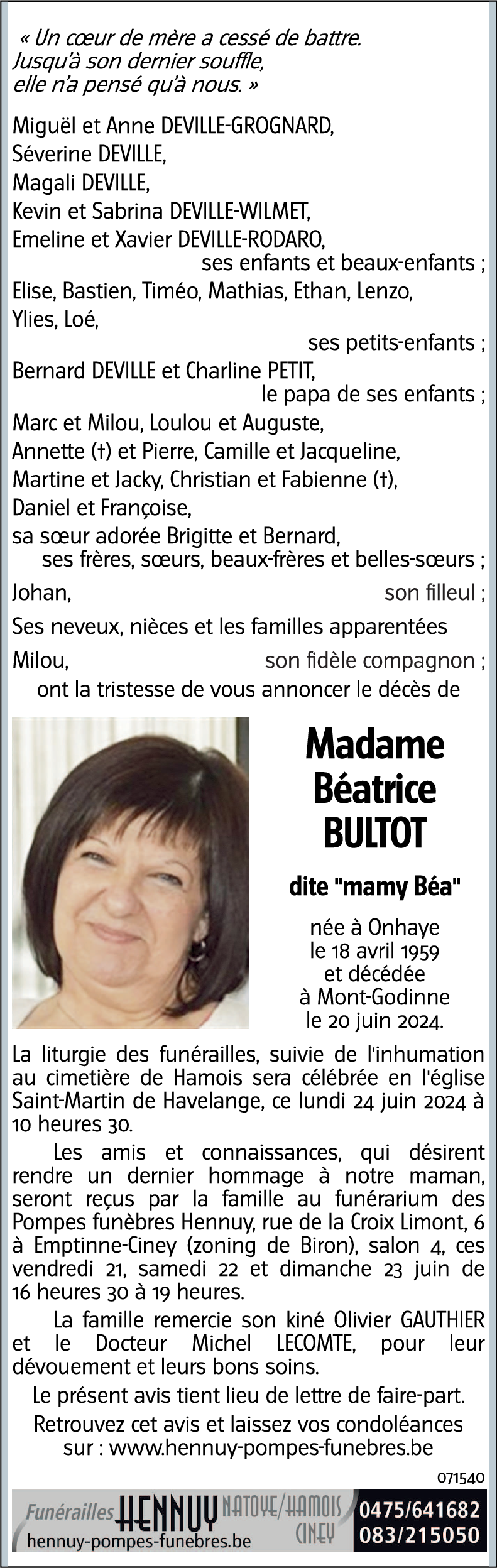 Béatrice BULTOT