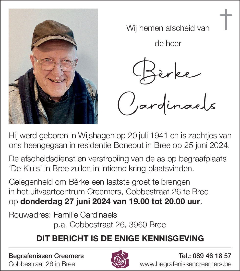 Bèrke Cardinaels