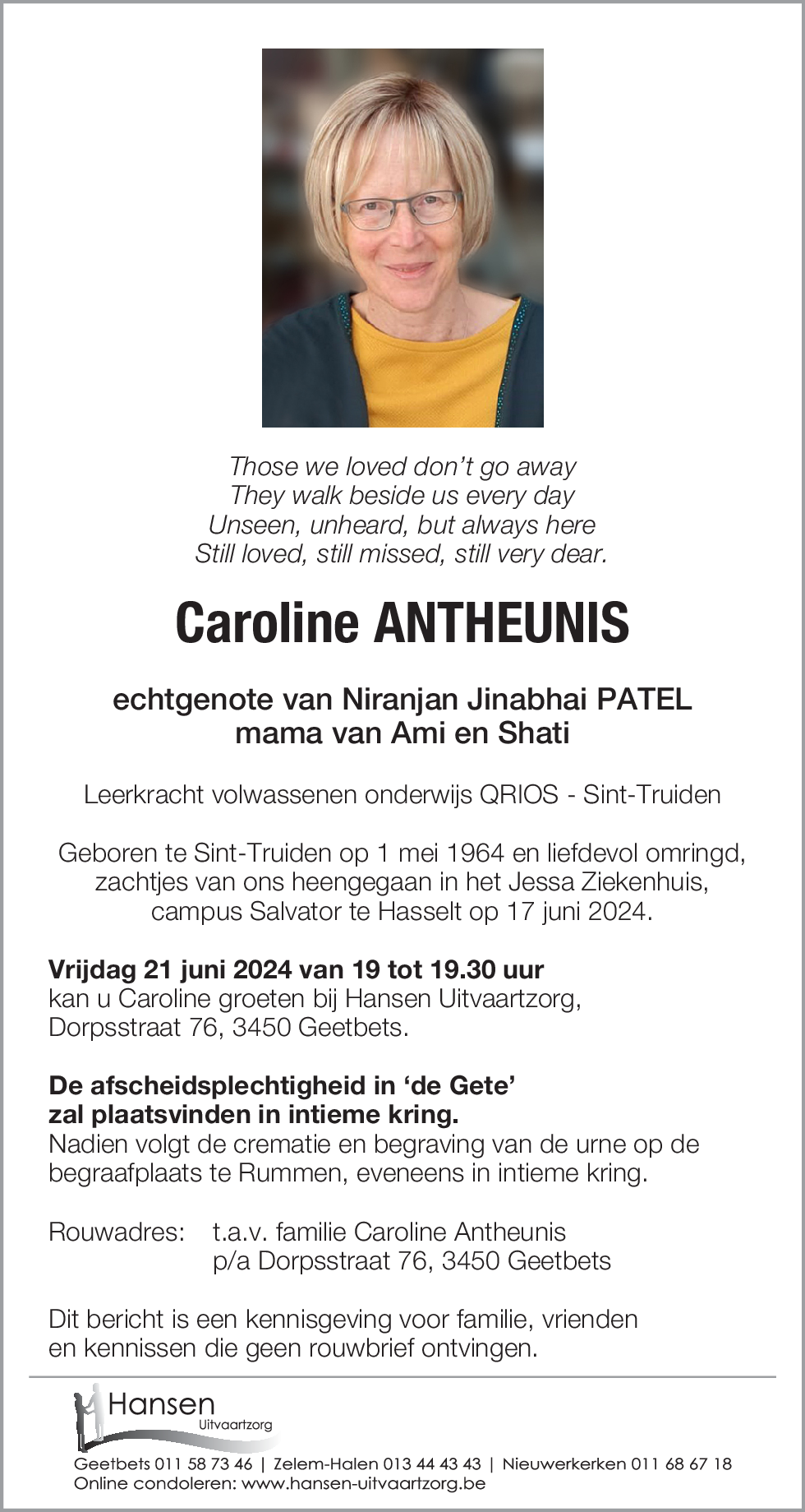 Caroline ANTHEUNIS