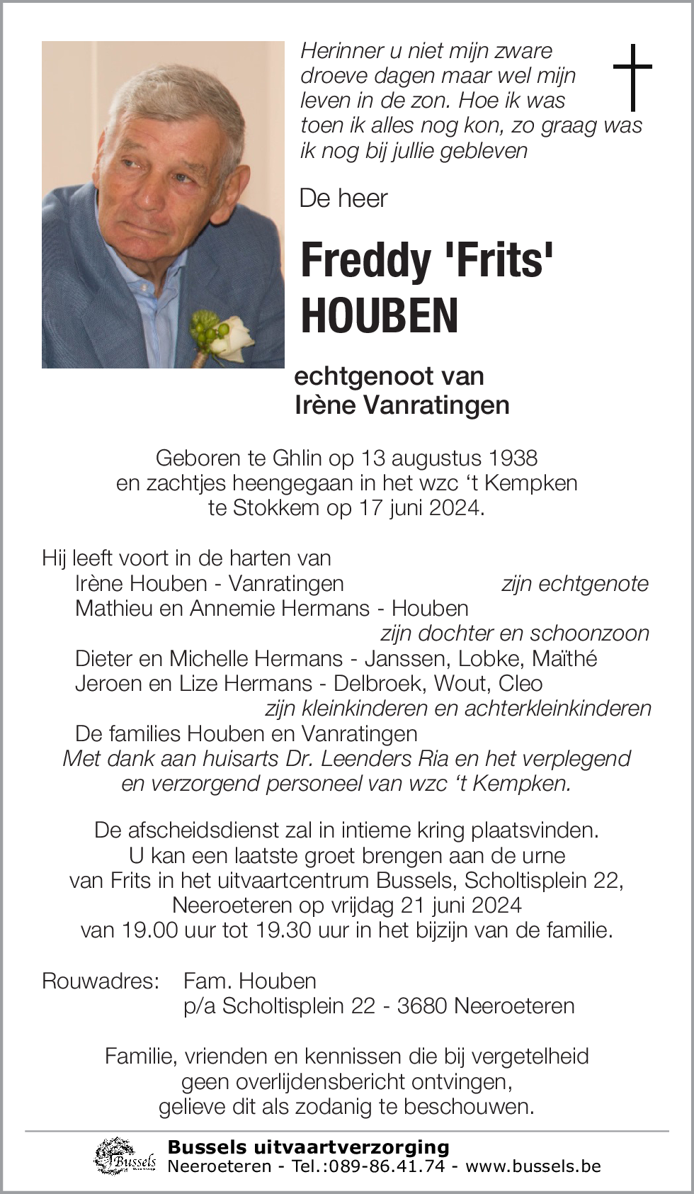 Freddy 'Frits' HOUBEN