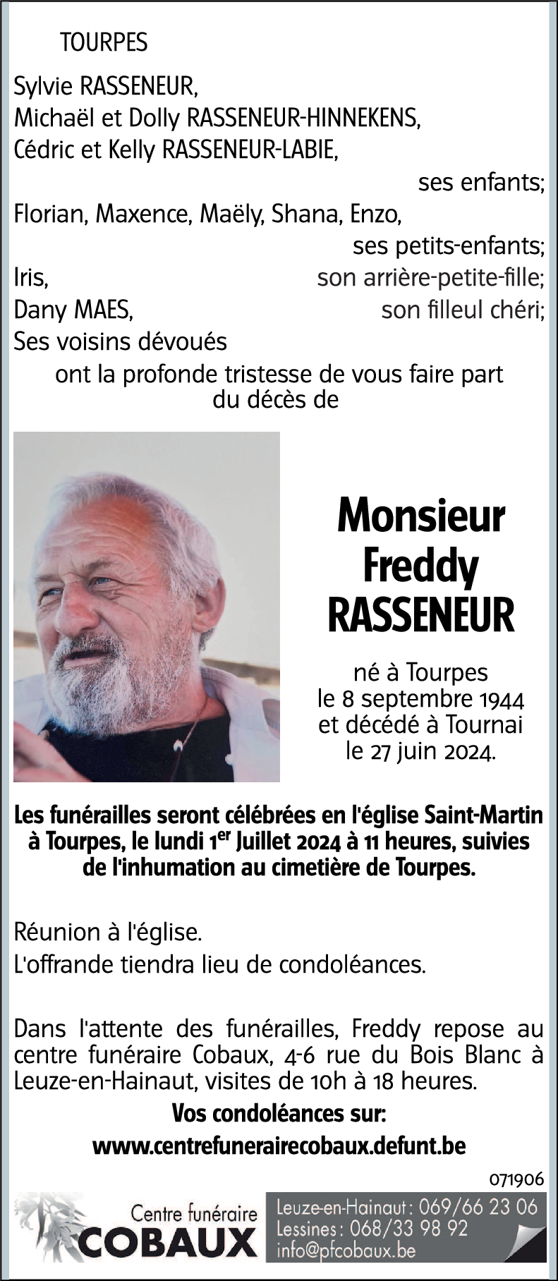 Freddy RASSENEUR