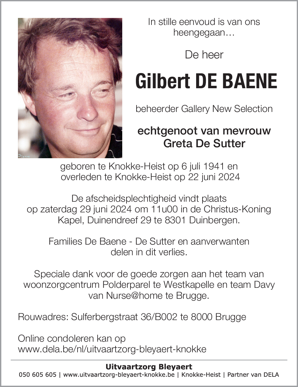 Gilbert De Baene