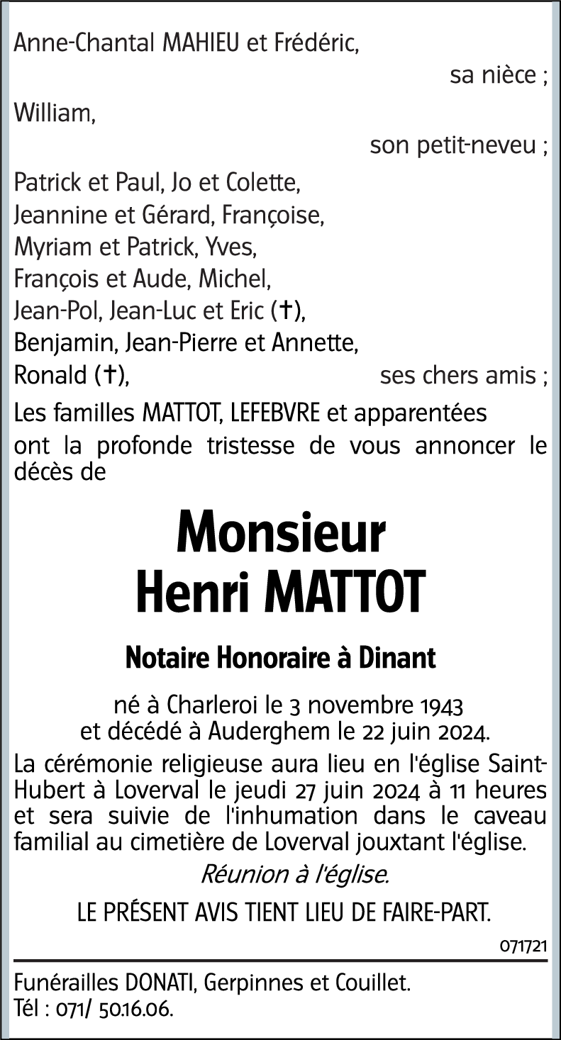 Henri MATTOT