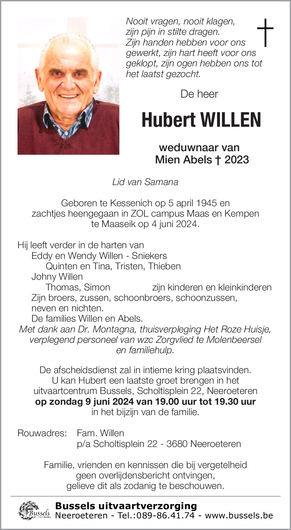 Hubert WILLEN