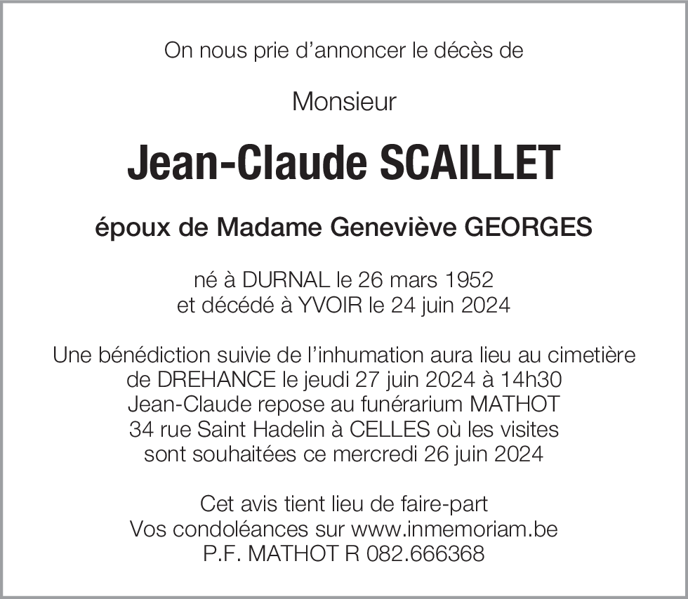 Jean-Claude Scaillet