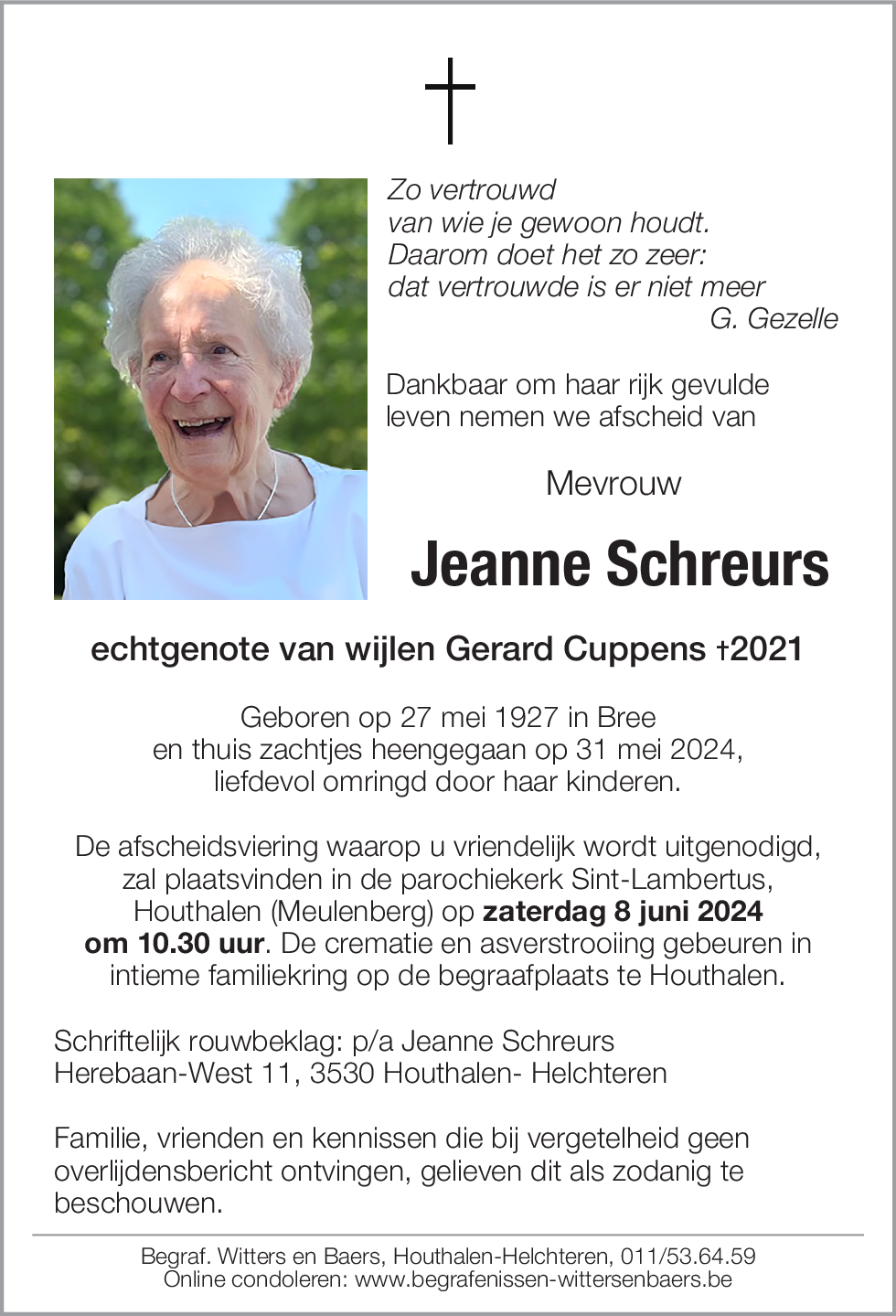 Jeanne Schreurs