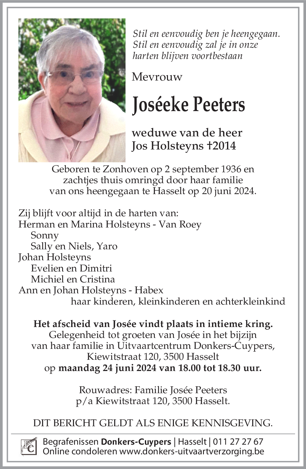Joséeke Peeters