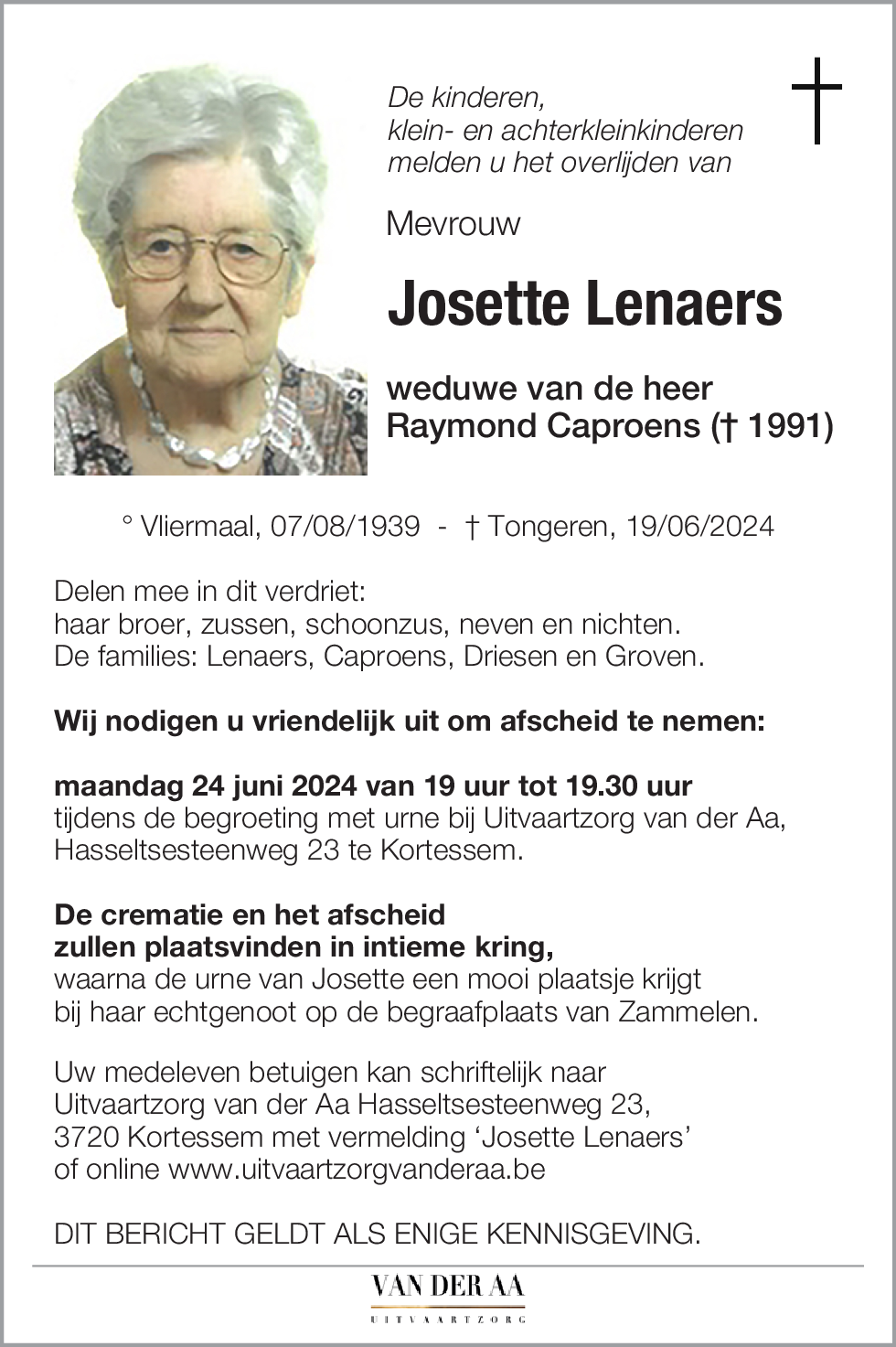 Josette Lenaers