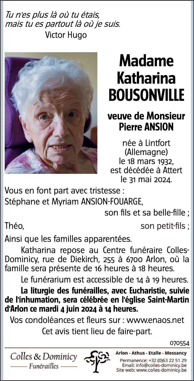 Katharina BOUSONVILLE