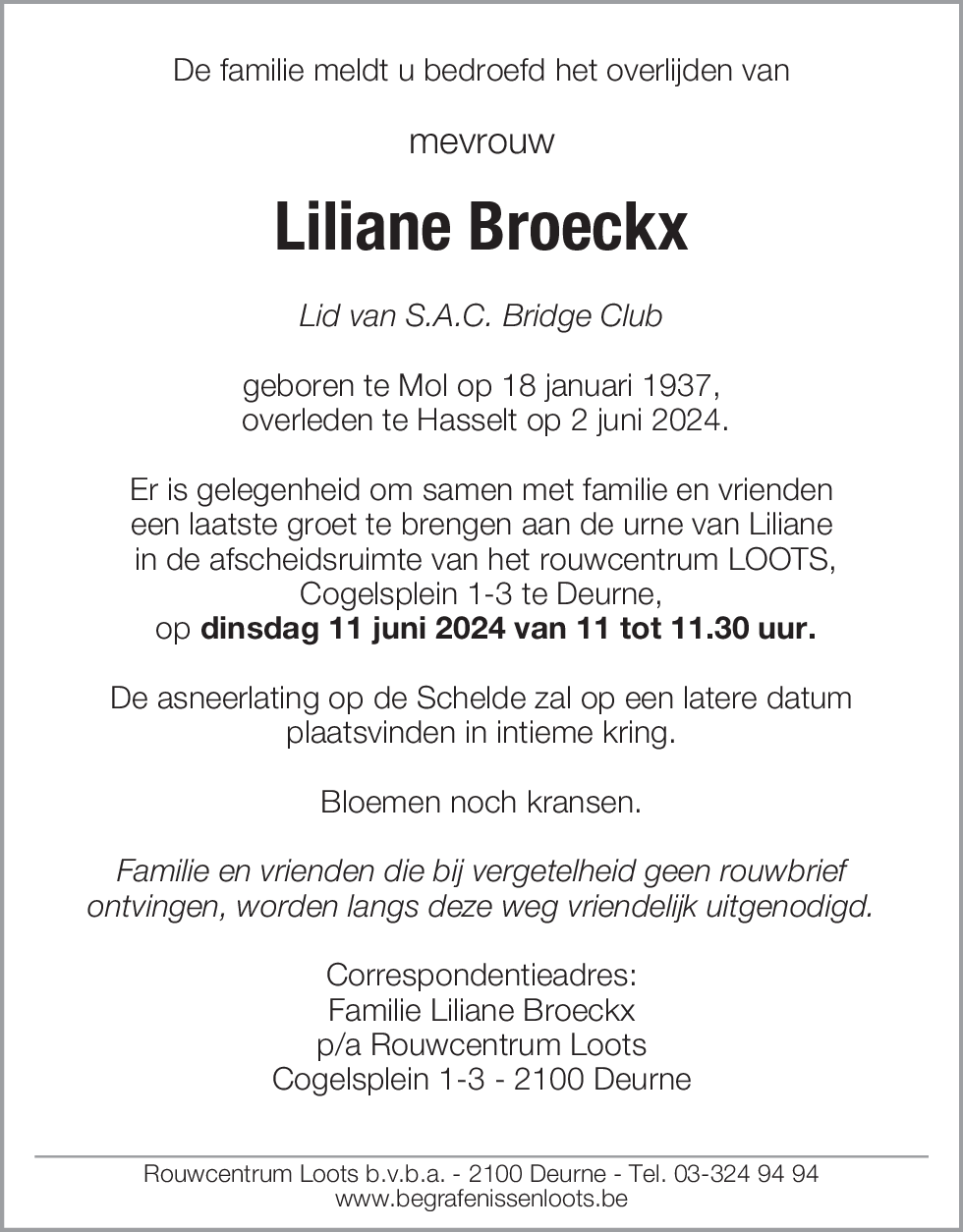 Liliane Broeckx