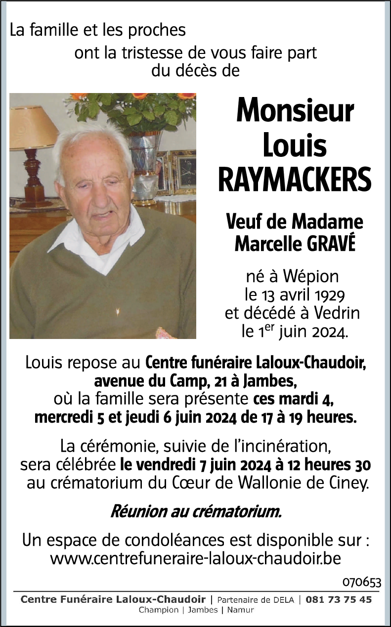 Louis RAYMACKERS