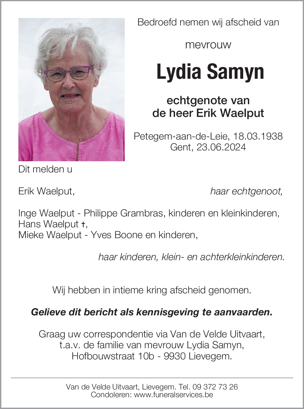 Lydia Samyn