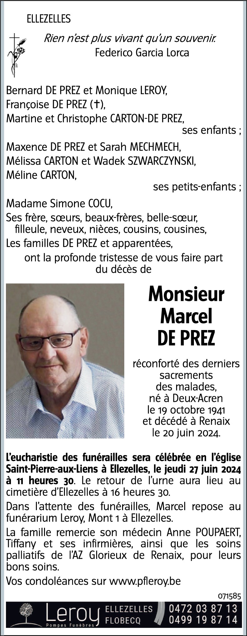 Marcel De Prez