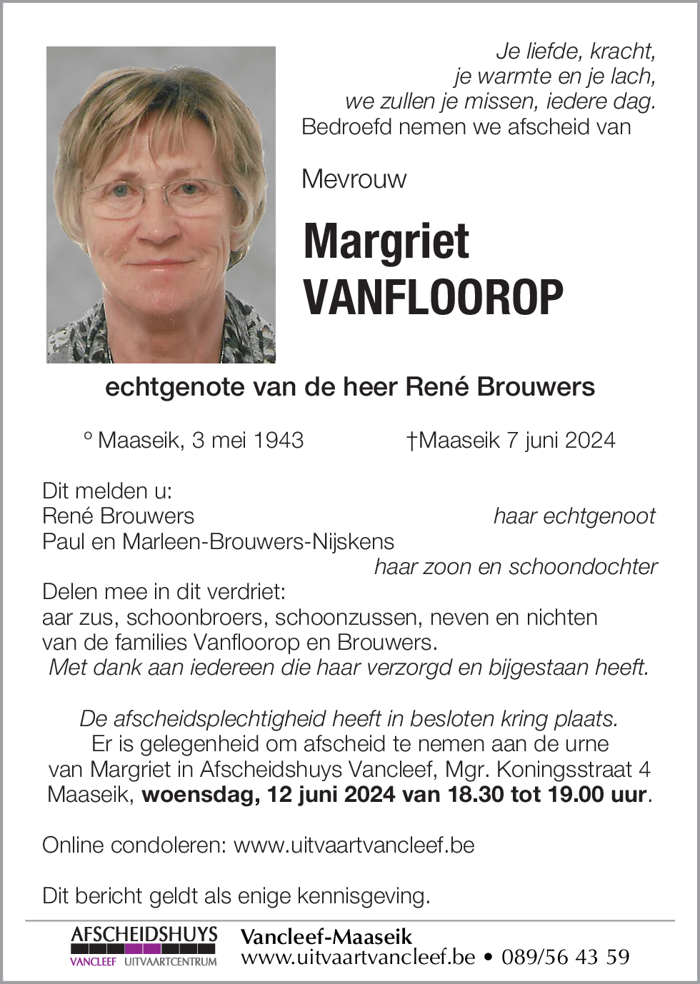 Margriet Vanfloorop