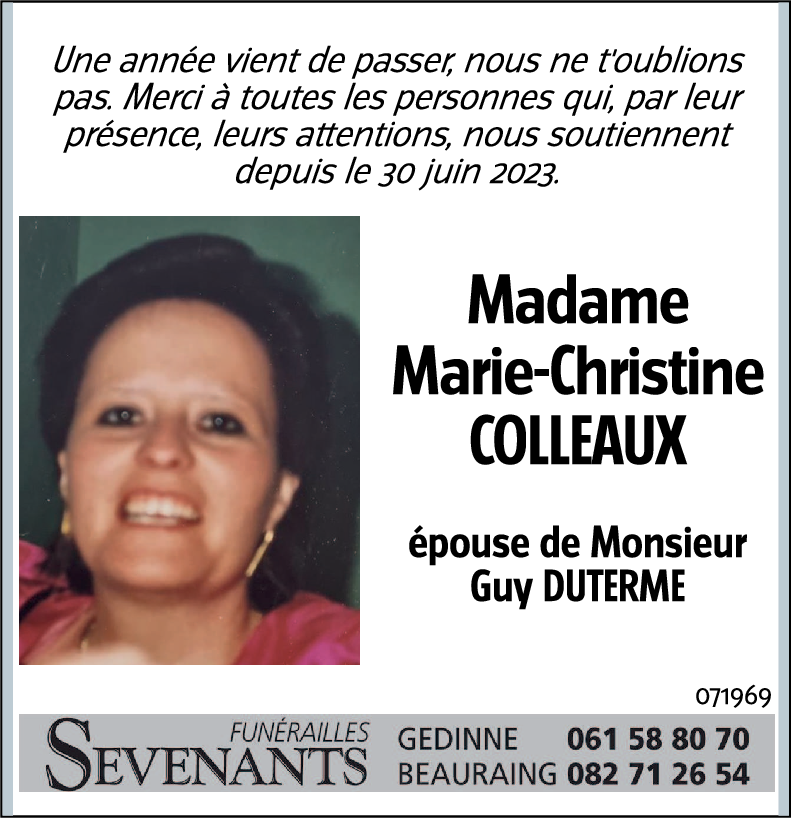 Marie-Christine COLLEAUX