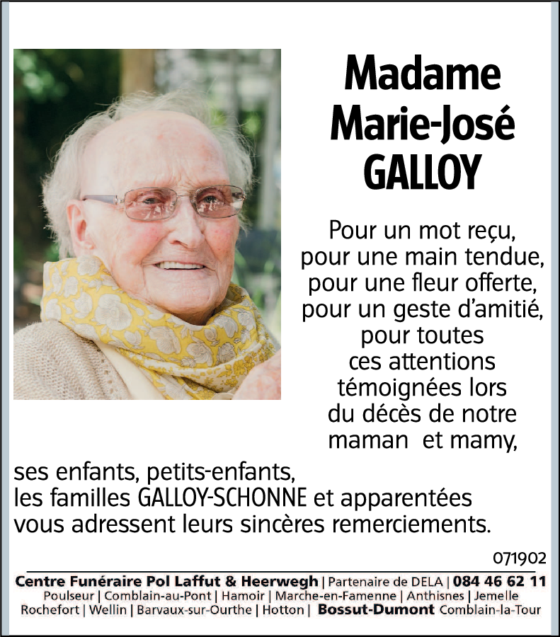 Marie-José GALLOY
