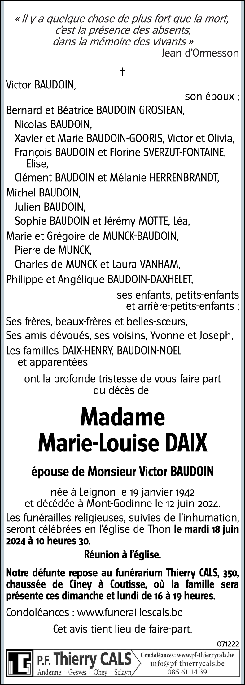 Marie-Louise DAIX