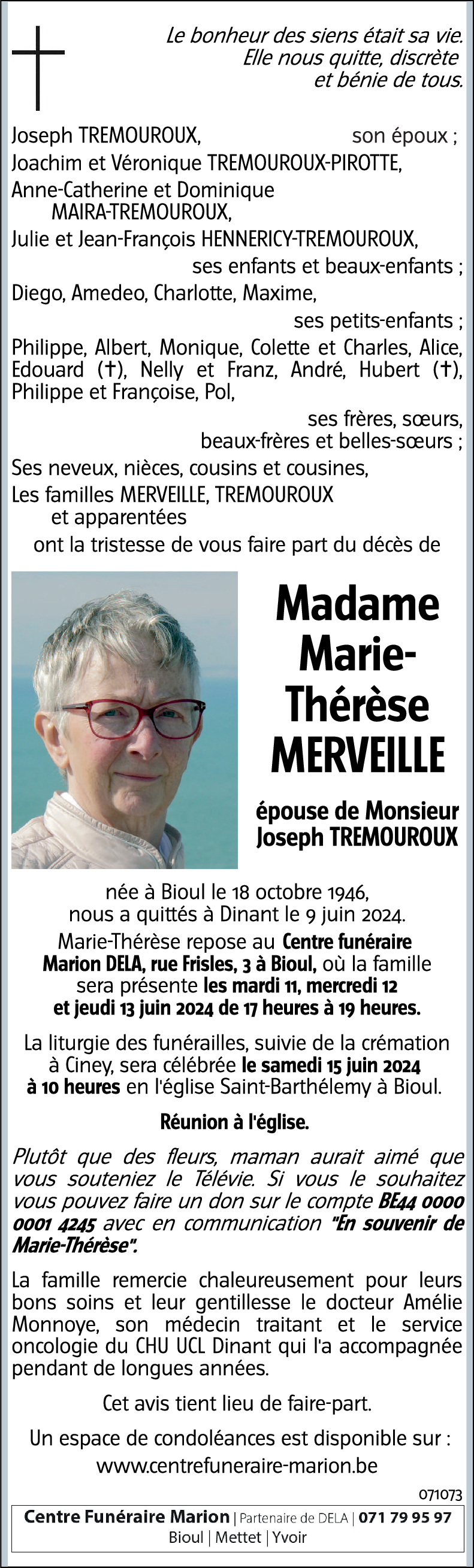 Marie-Thérèse MERVEILLE