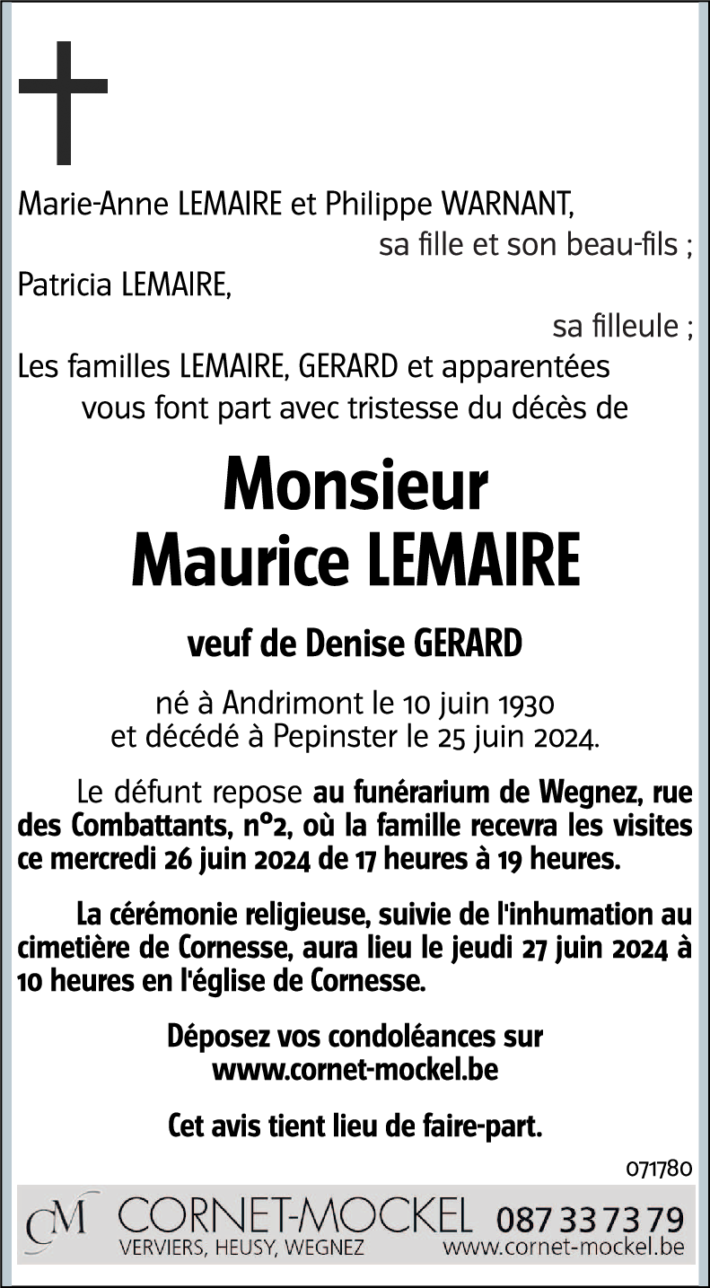 Maurice LEMAIRE