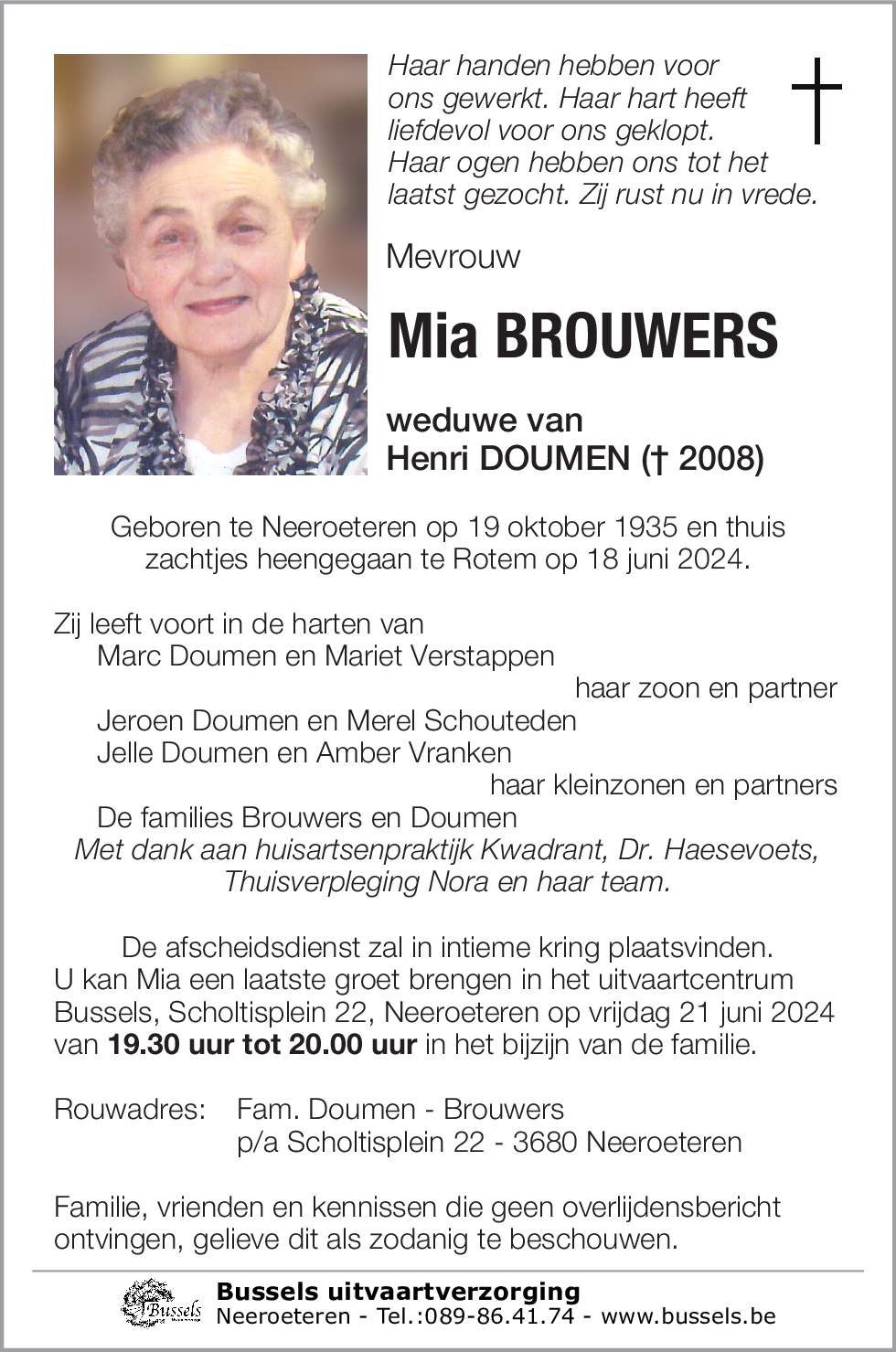 Mia BROUWERS