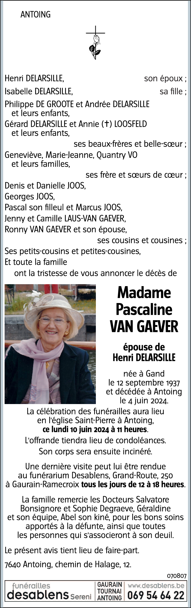 Pascaline VAN GAEVER