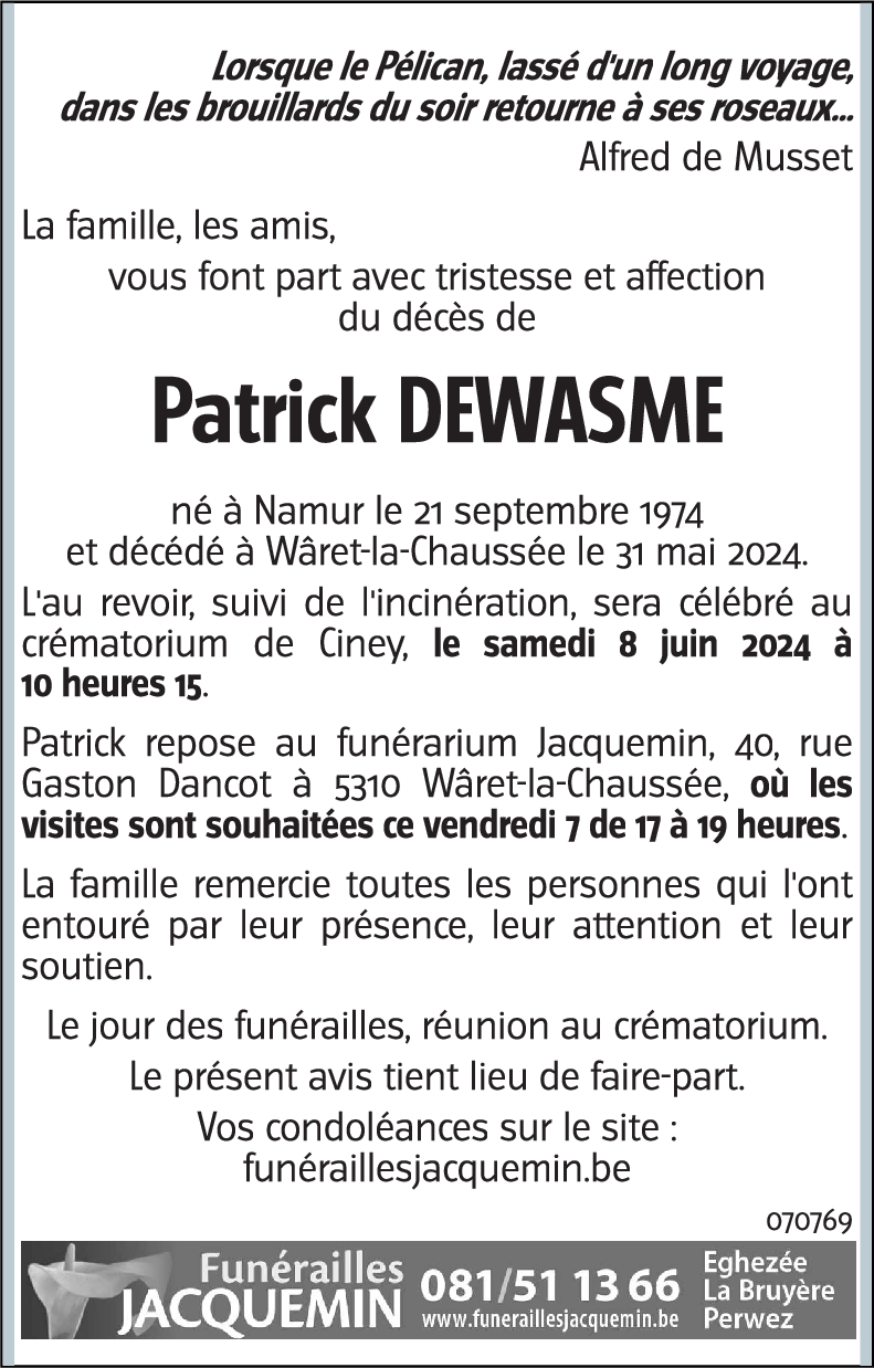 Patrick DEWASME