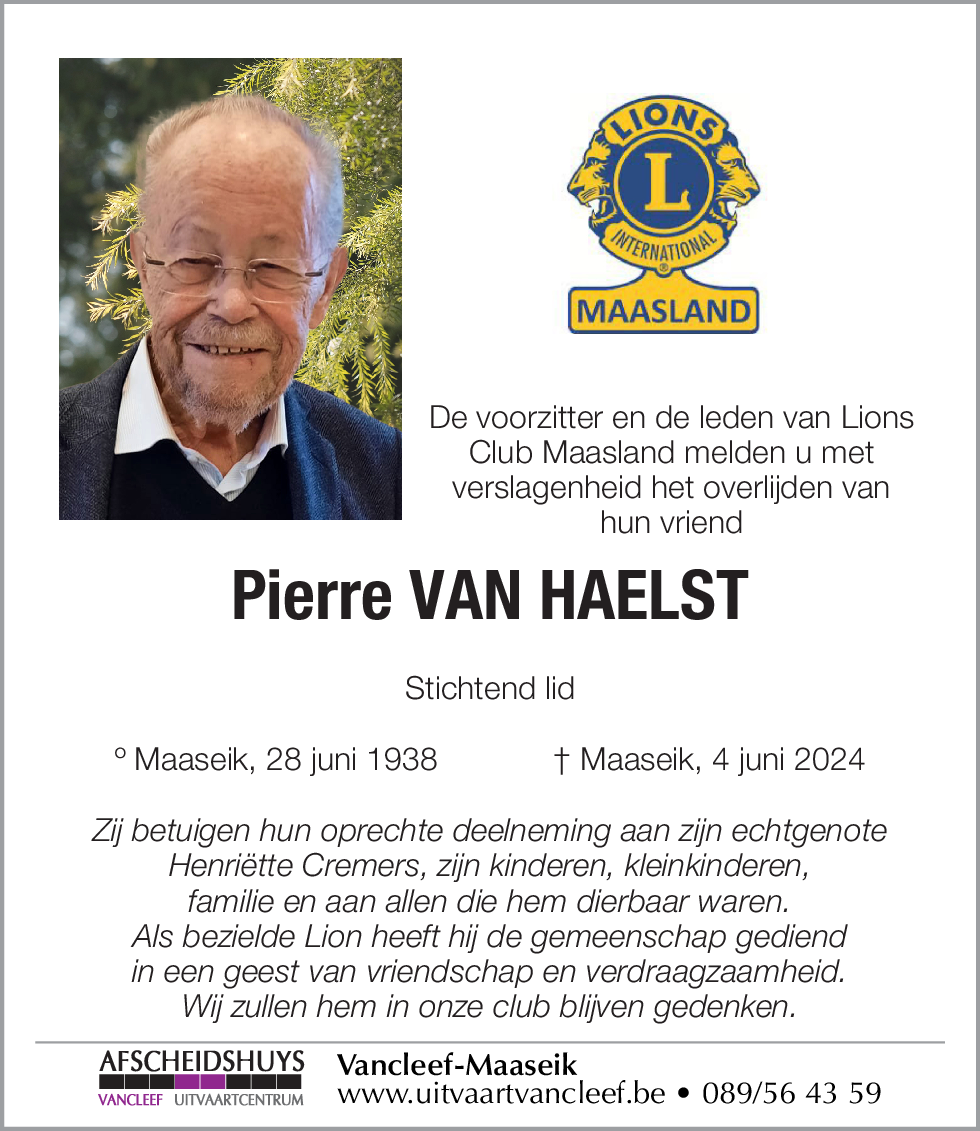 Pierre Van Haelst