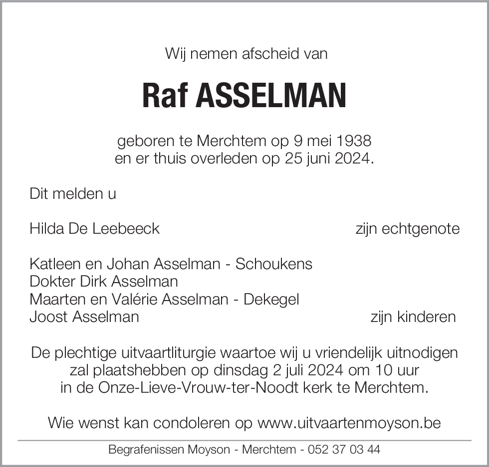 Raf Asselman