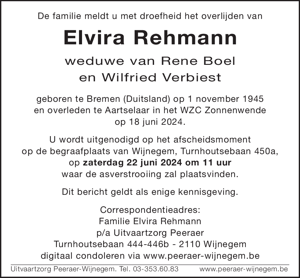 Rehmann Elvira