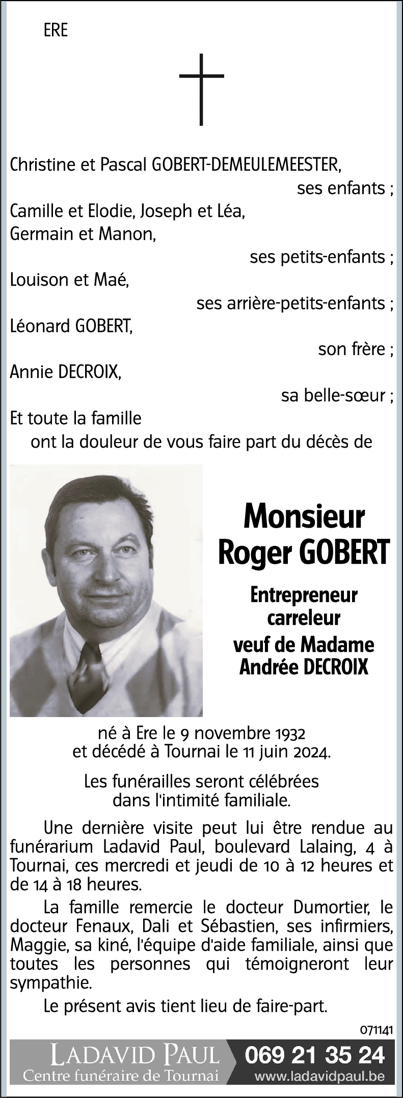 Roger GOBERT