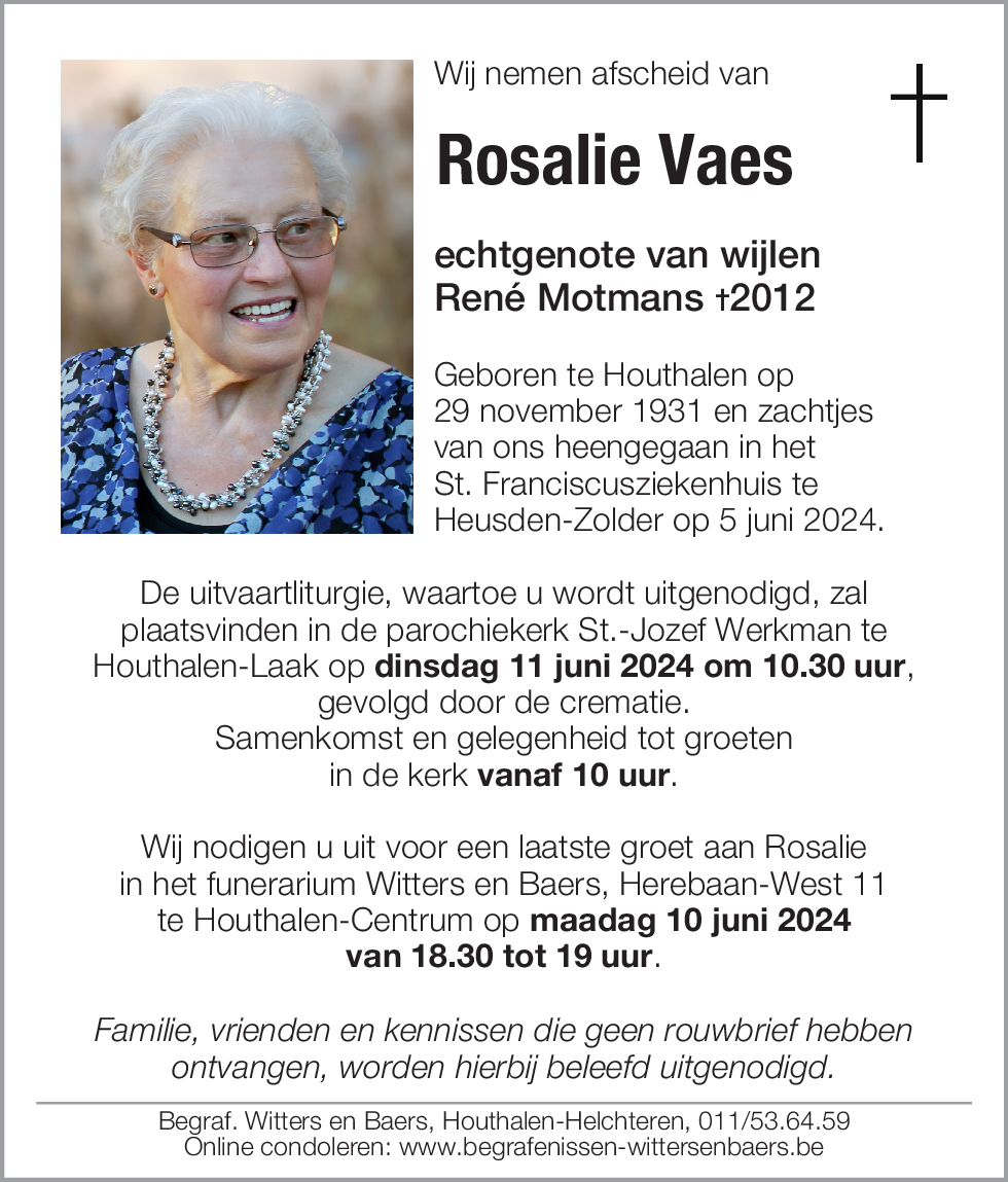 Rosalie Vaes