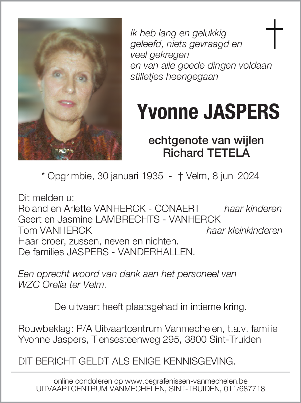 Yvonne Jaspers