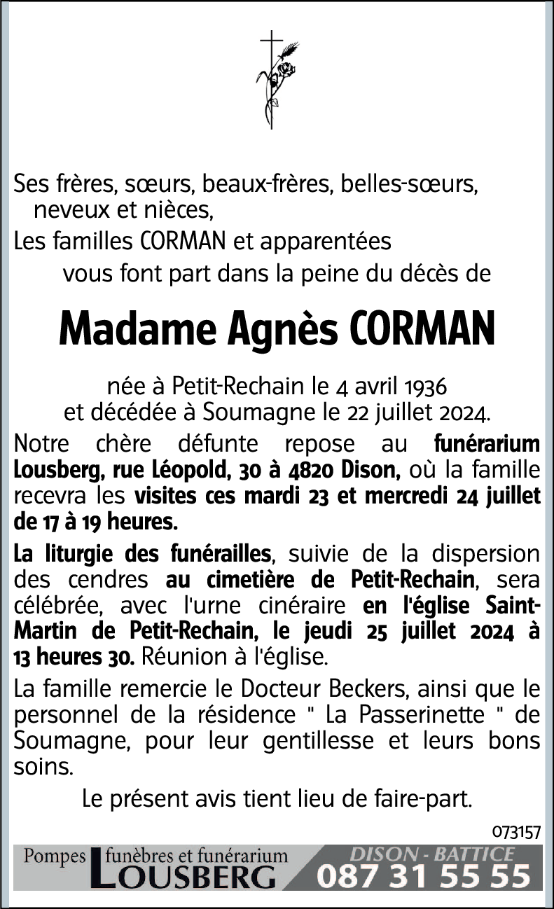 Agnès CORMAN