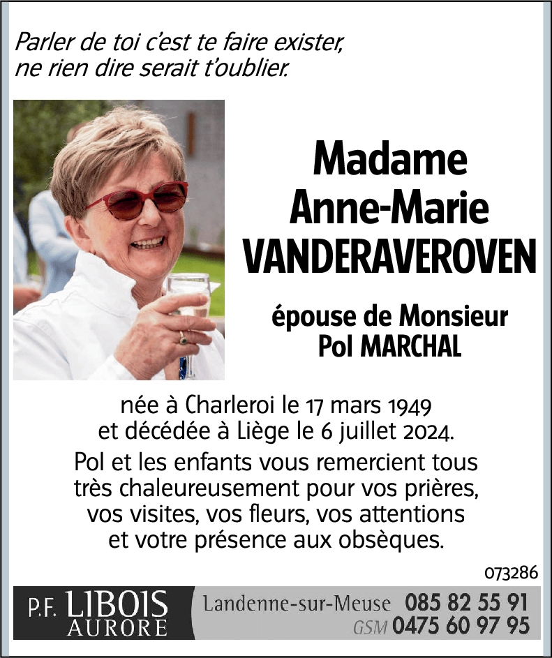 Anne-Marie VANDERAVEROVEN