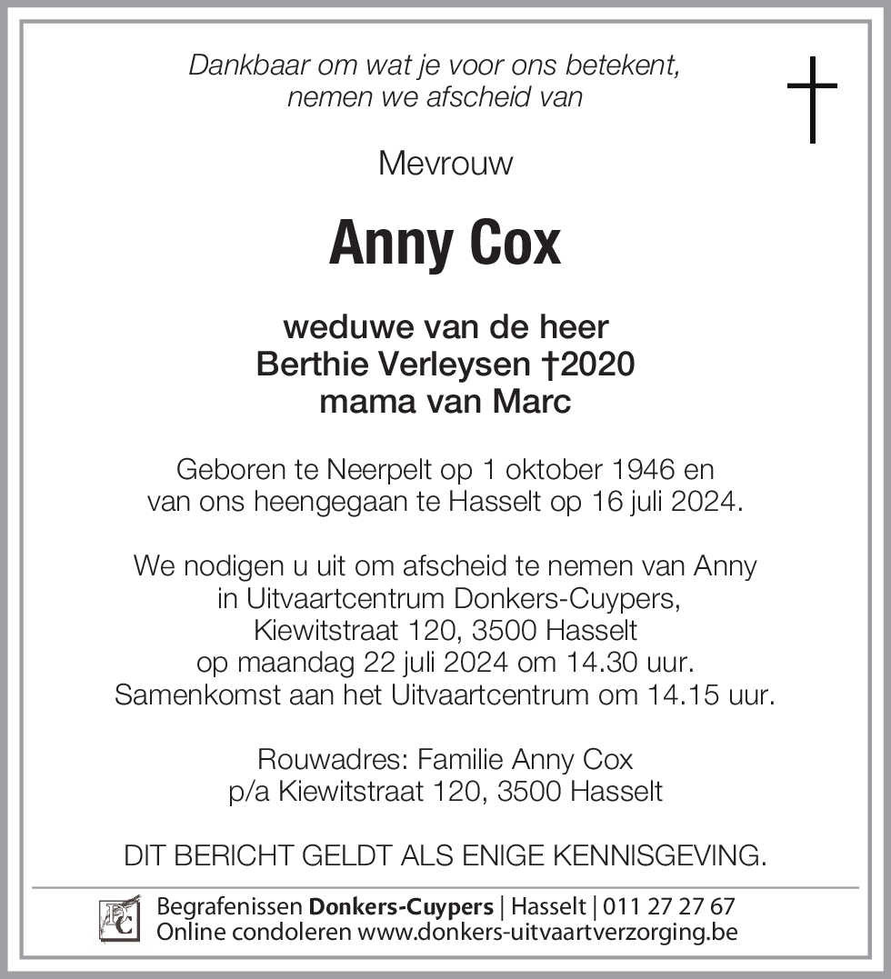 Anny Cox