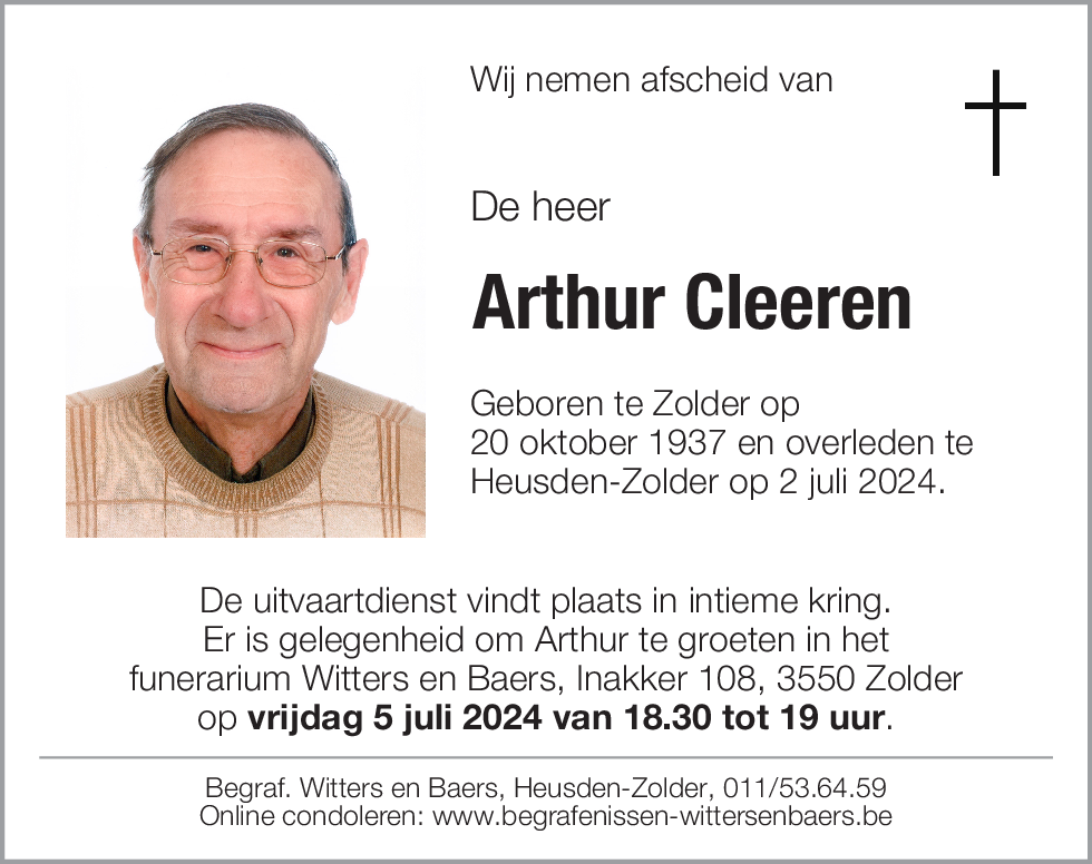 Arthur Cleeren