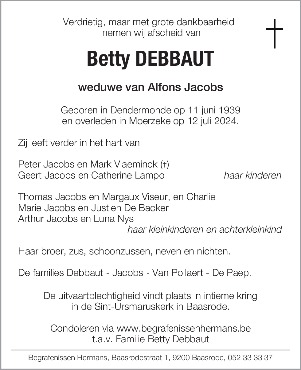 Betty Debbaut