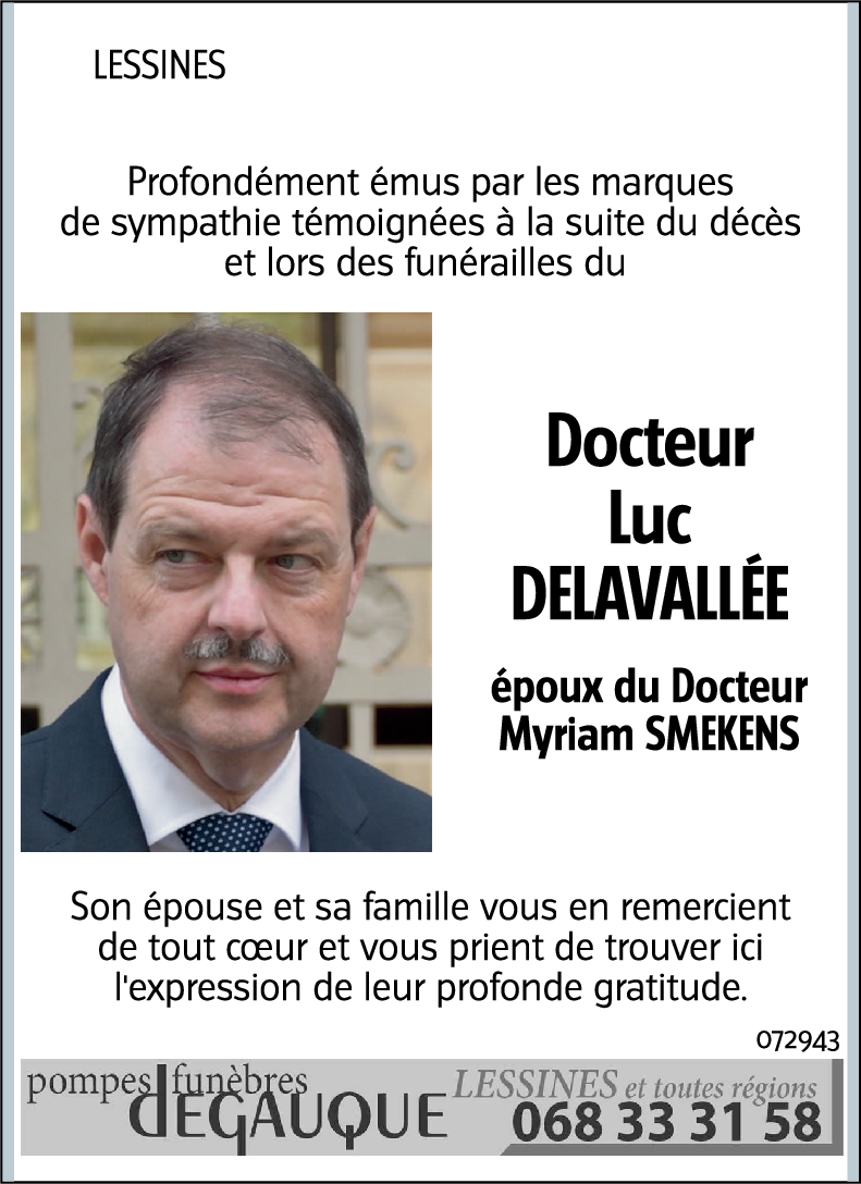 Docteur Luc DELAVALLÉE